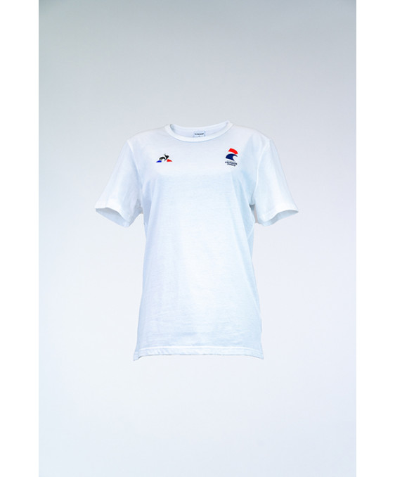 T-shirt Coton Blanc Le Coq Sportif